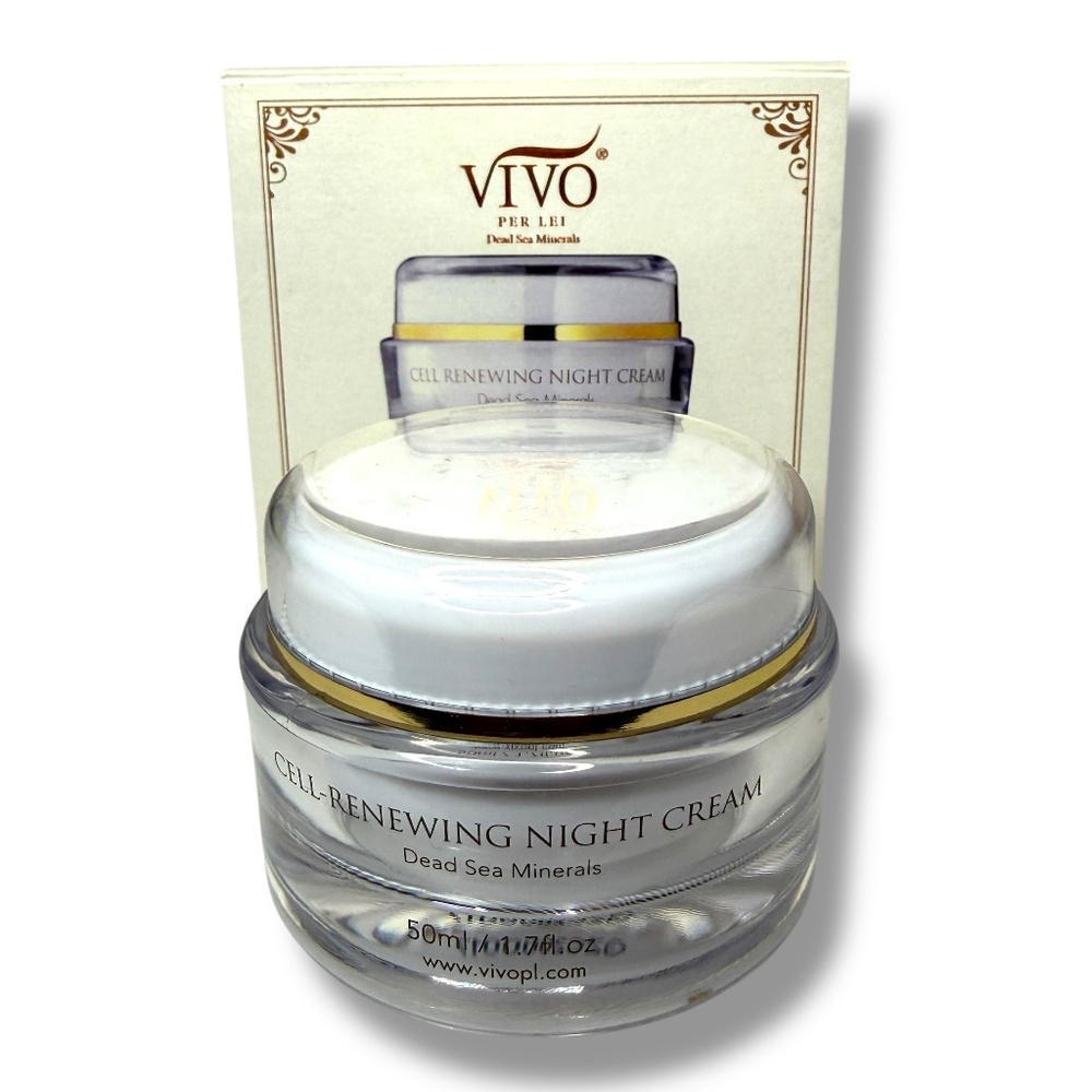 NEW Vivo Per Lei Dead Sea Minerals Cell Renewing‎ Night Cream 50g/1.7floz